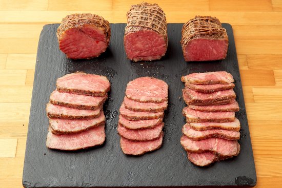 3種類を楽しめる“A5ランクのローストビーフ食べ比べセット